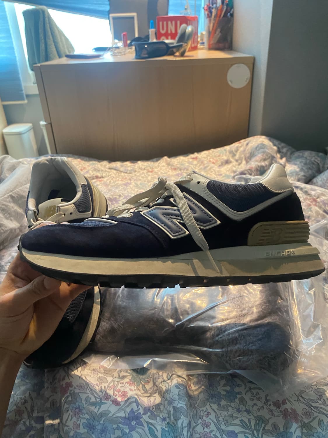 뉴발란스 574 레거시 네이비 급처 상품이미지5