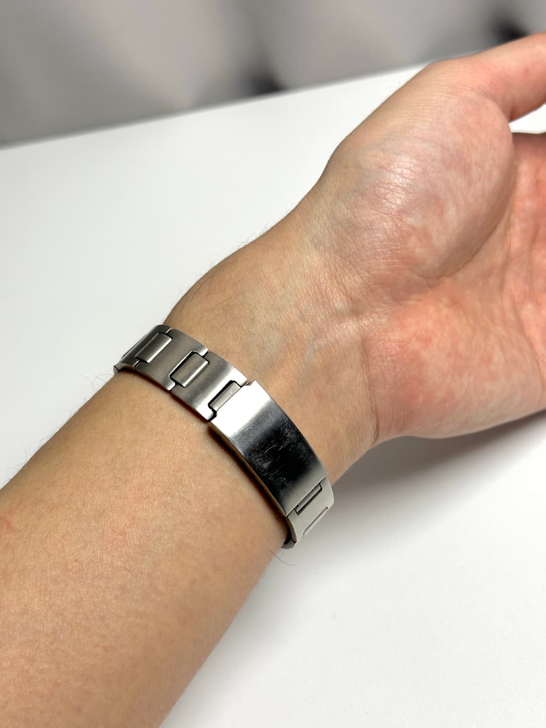 인사 드 뤽스 빈티지 오벌 스틸 손목시계 상품이미지10