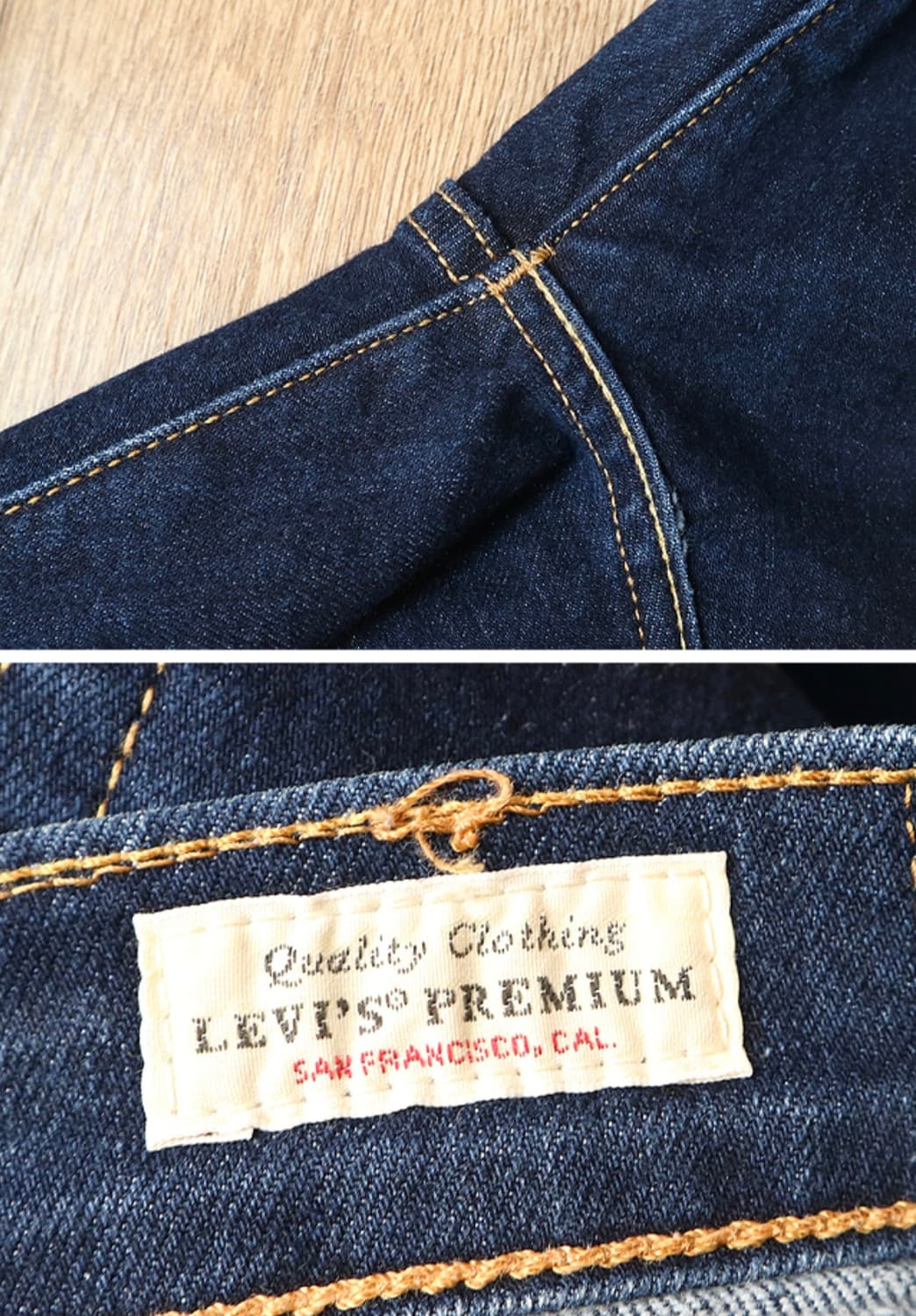 
levis 리바이스 프리미엄 505 인디고 진청 데님  30 상품이미지8