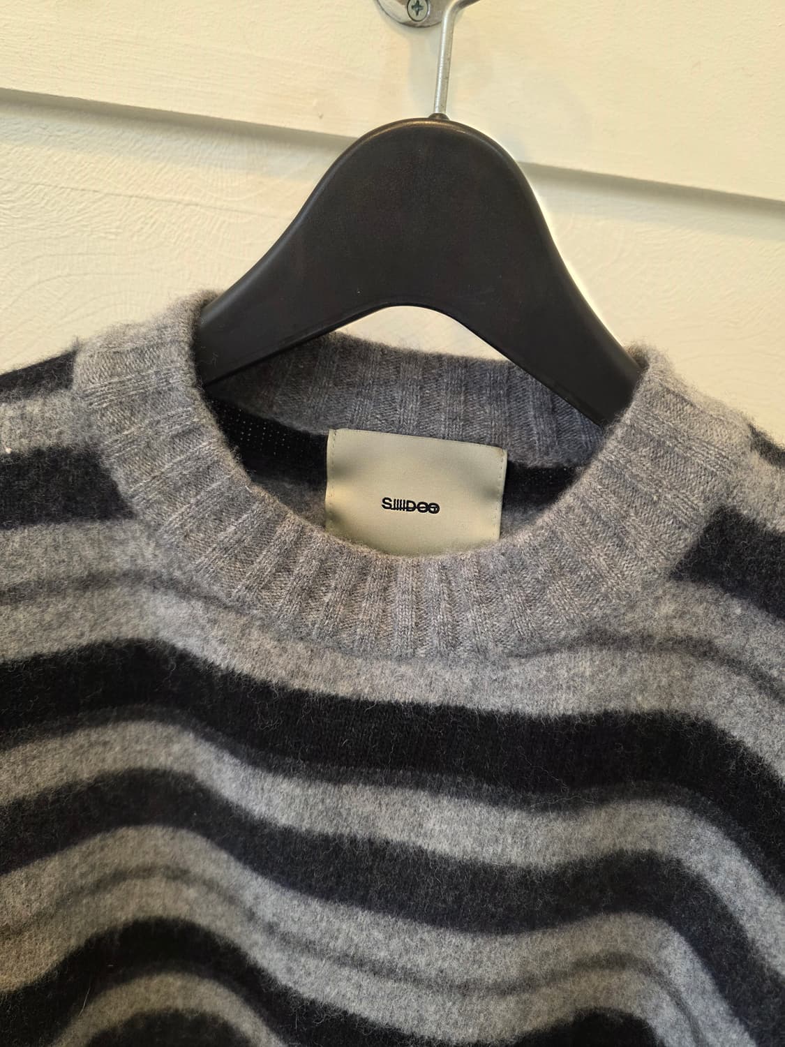 시도  그레이 스트라이프  울 니트 3 상품이미지1