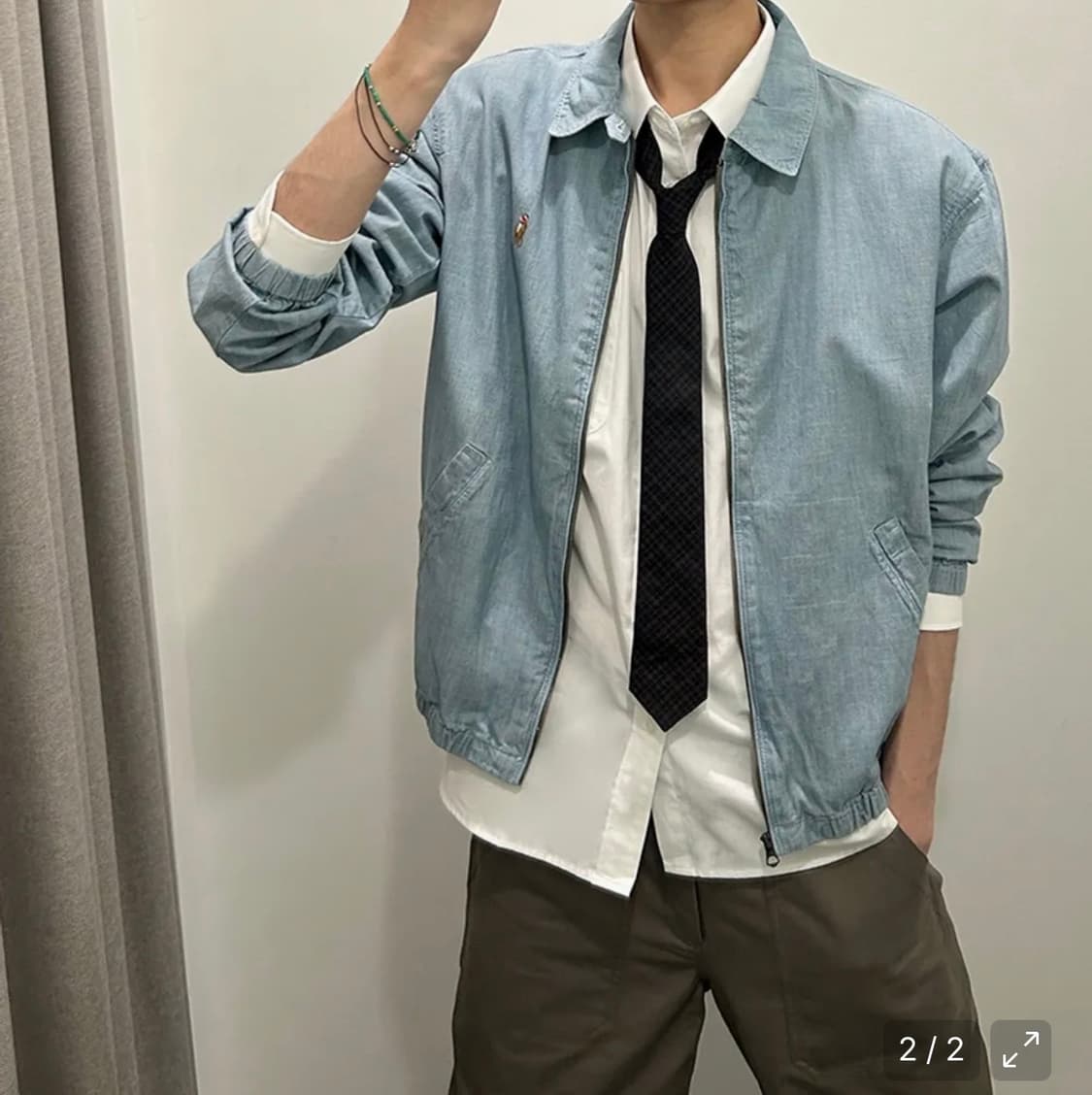 폴로 랄프로렌 베이포트 인디고 샴브레이 재킷 상품이미지2