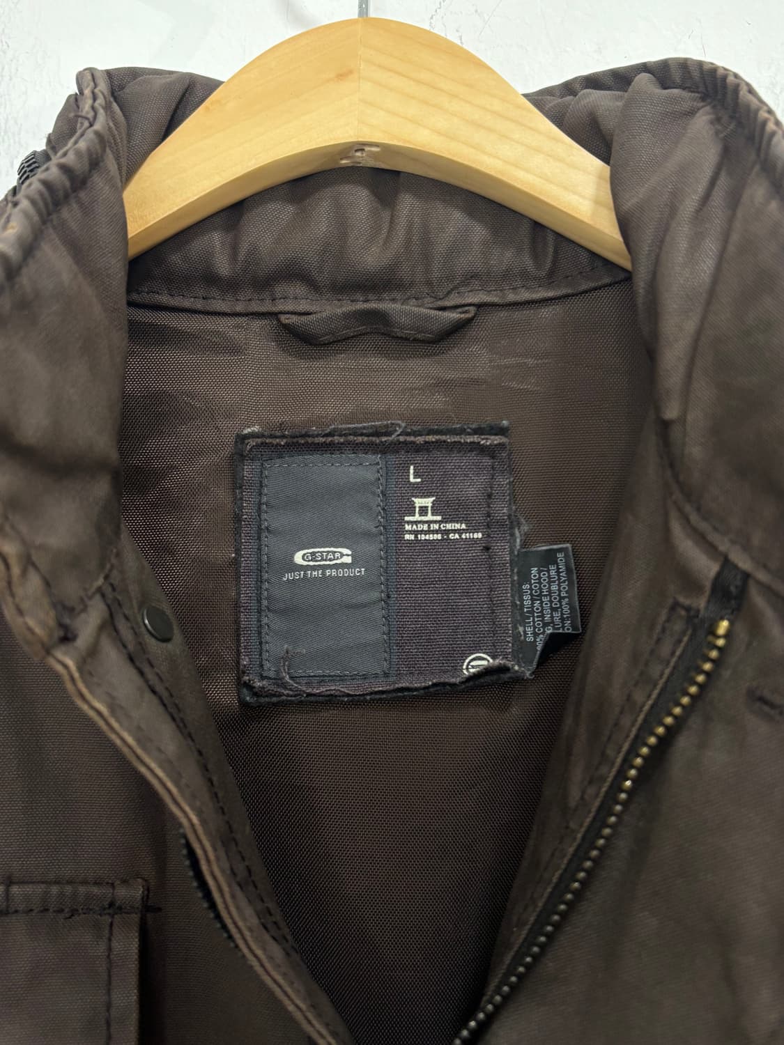 G-star raw 지스타로우 브라운 왁스 워크 자켓 상품이미지8