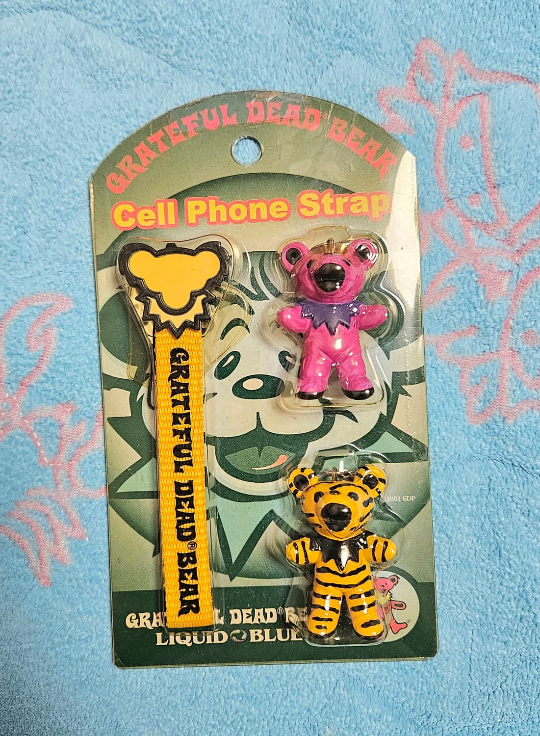 빈티지 그레이트풀 데드 댄싱베어 고전 스트랩 키링 상품이미지1
