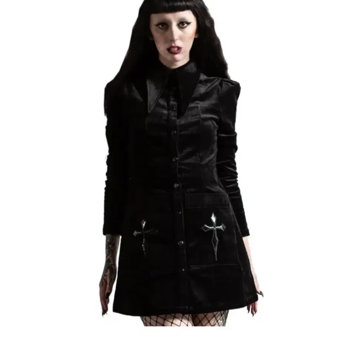 KILLSTAR 고스펑크 미니 원피스 상품이미지1