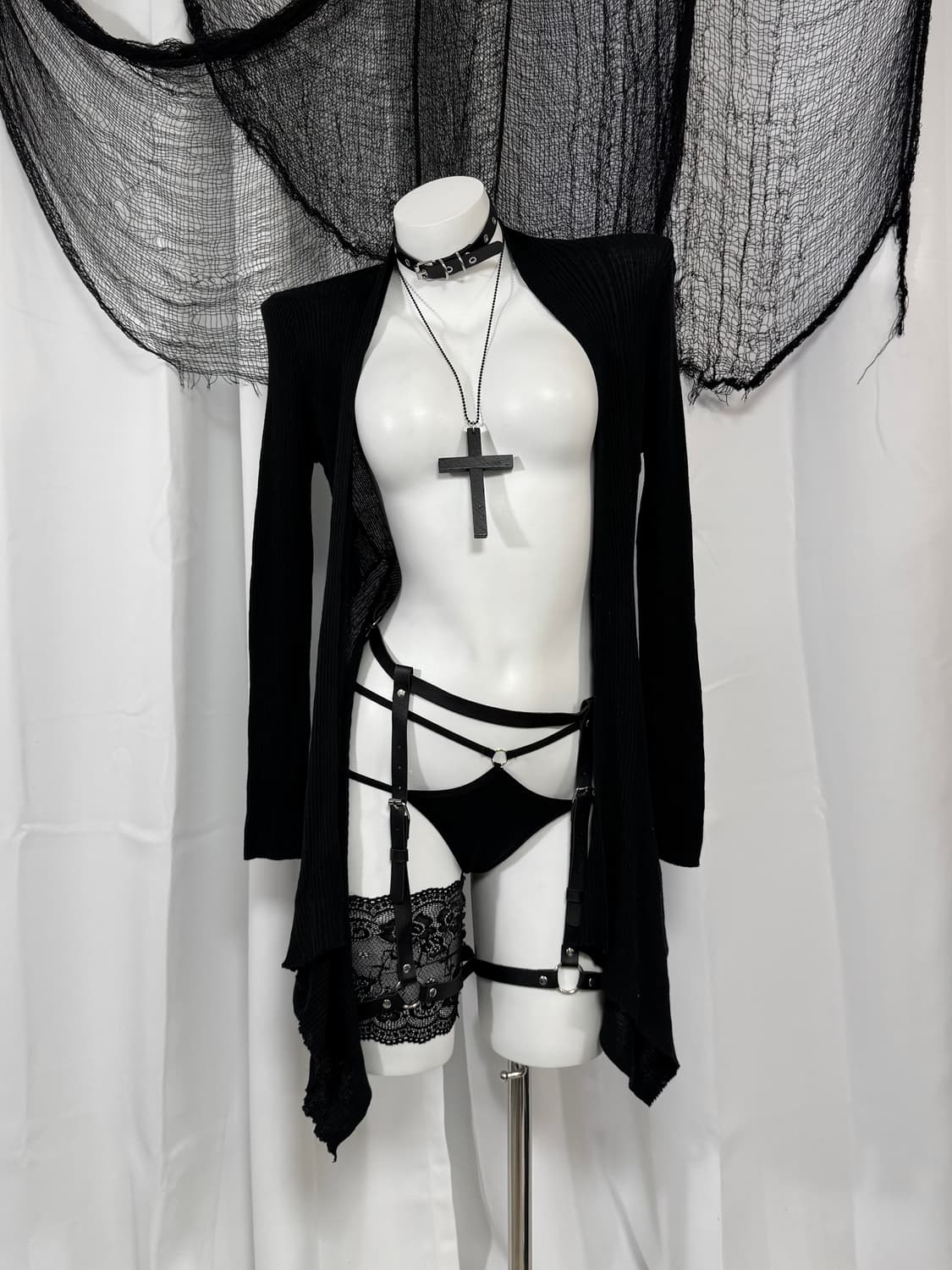 black long cardigan 상품이미지1