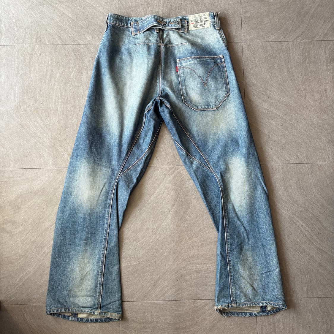 리바이스 정품 데님 엔진 청바지 상품이미지6