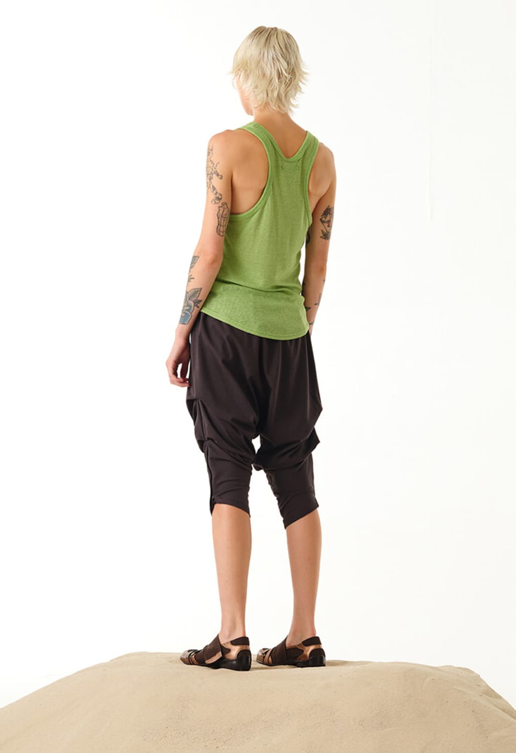 오픈와이와이 GATHERED SAROUEL SHORTS 상품이미지2