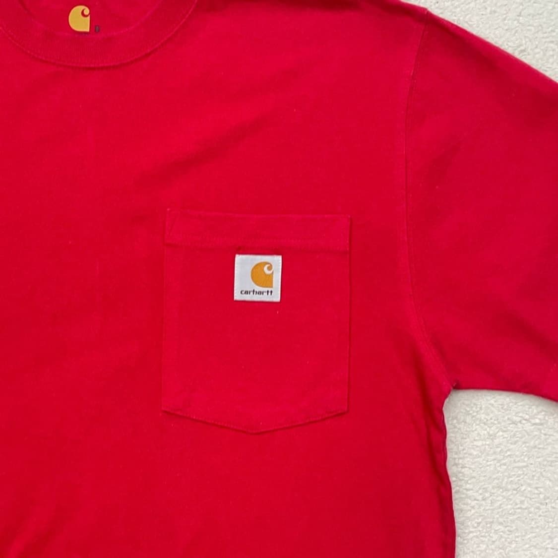CARHARTT 포켓 반팔티셔츠 레드 S 상품이미지2