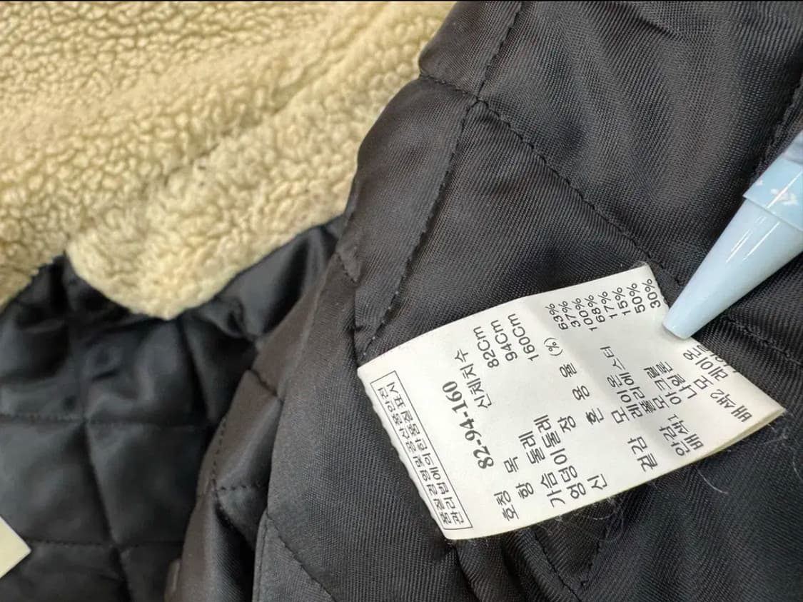 시스템 한섬 정품 보아퍼 누빔 후드코트 상품이미지7