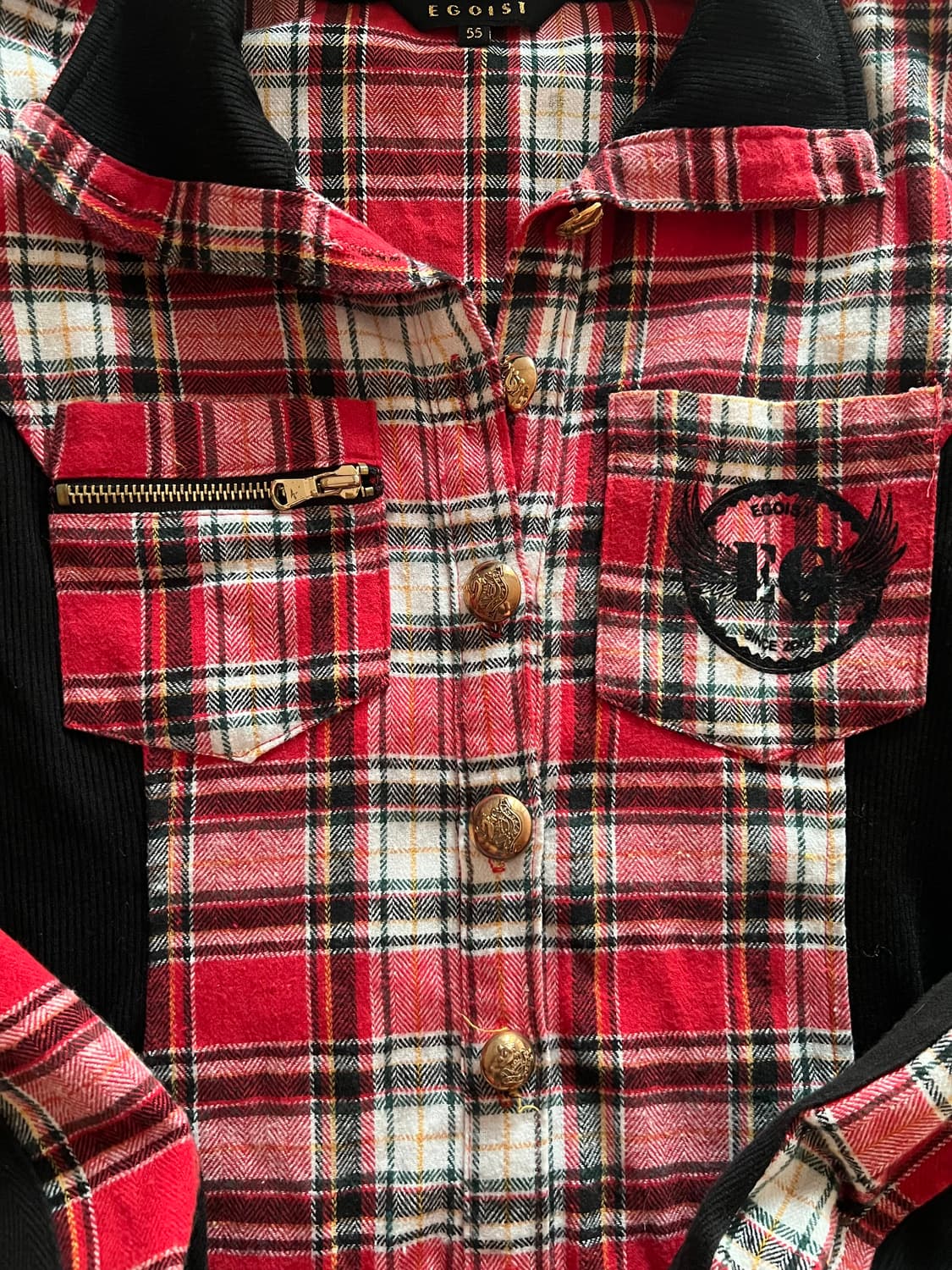 EGOIST RED Y2K shirts  상품이미지2