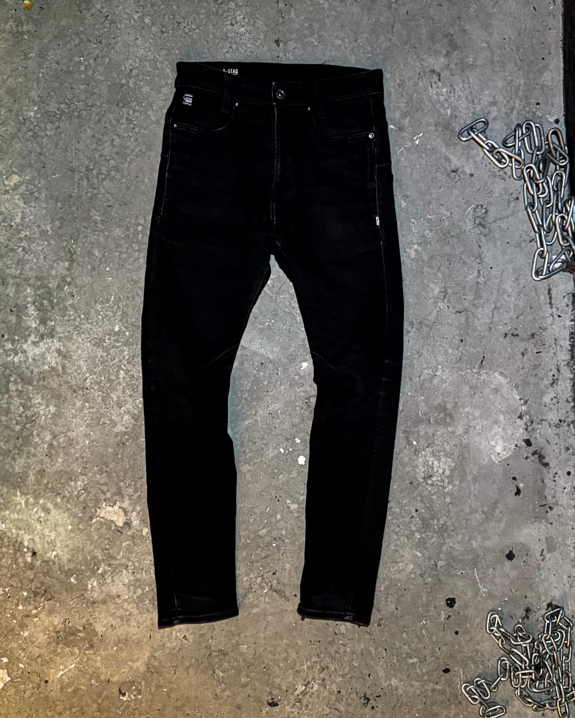 G-STAR – R D-STAQ Skinny Black Denim  상품이미지2