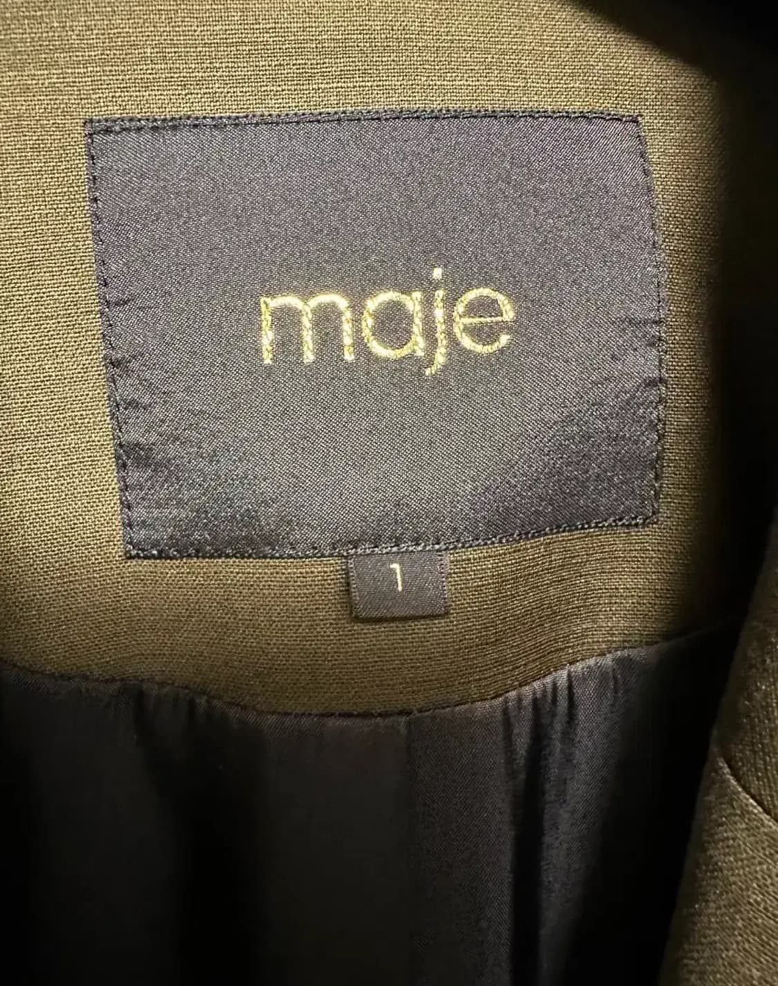 마쥬 카키 자켓(55정도)(택있음) 상품이미지3