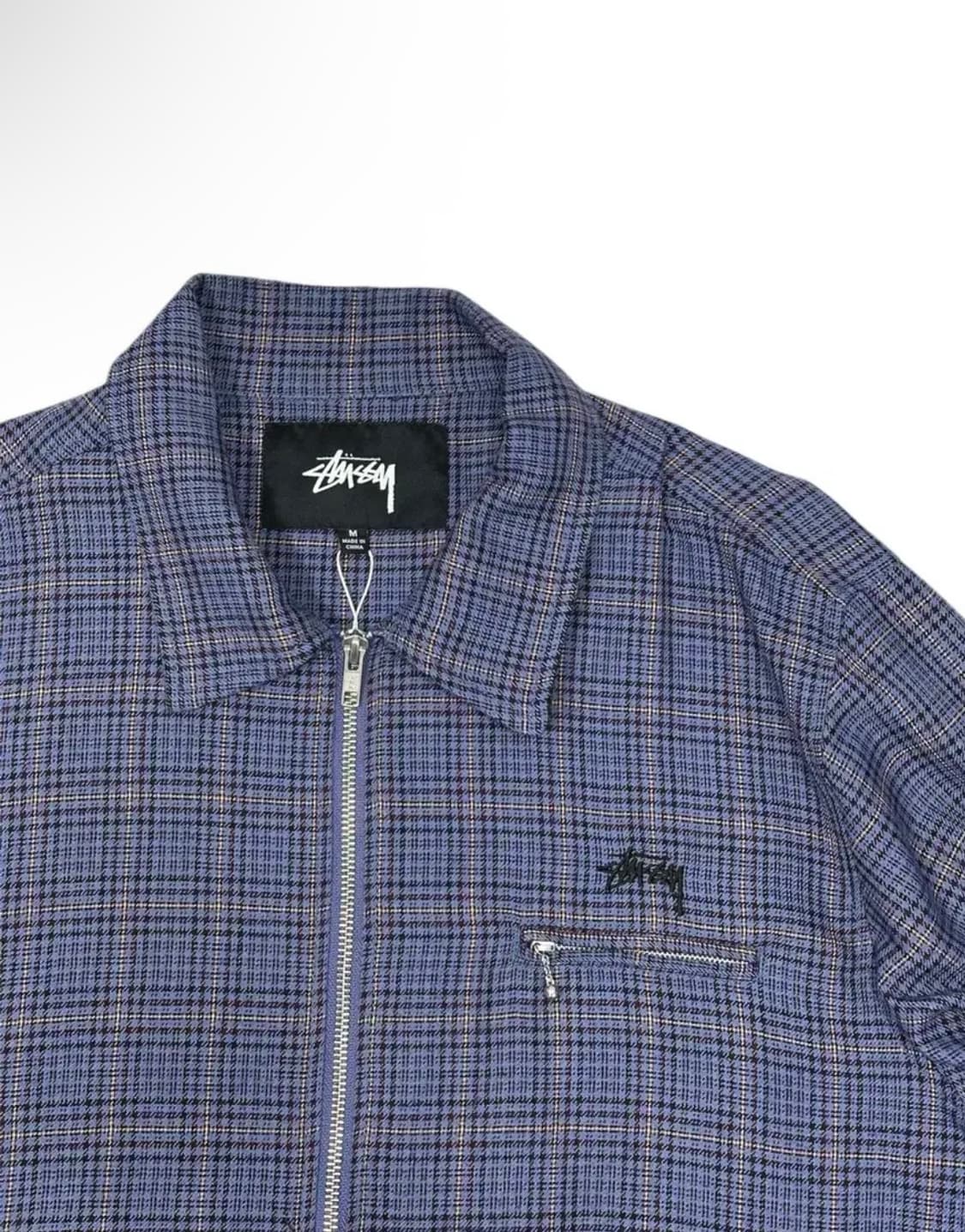 스투시 체크 집업 자켓 상품이미지3