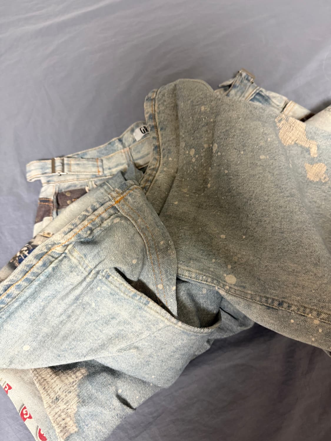 그레일즈 키체인 일루젼 데님팬츠 블루 상품이미지3