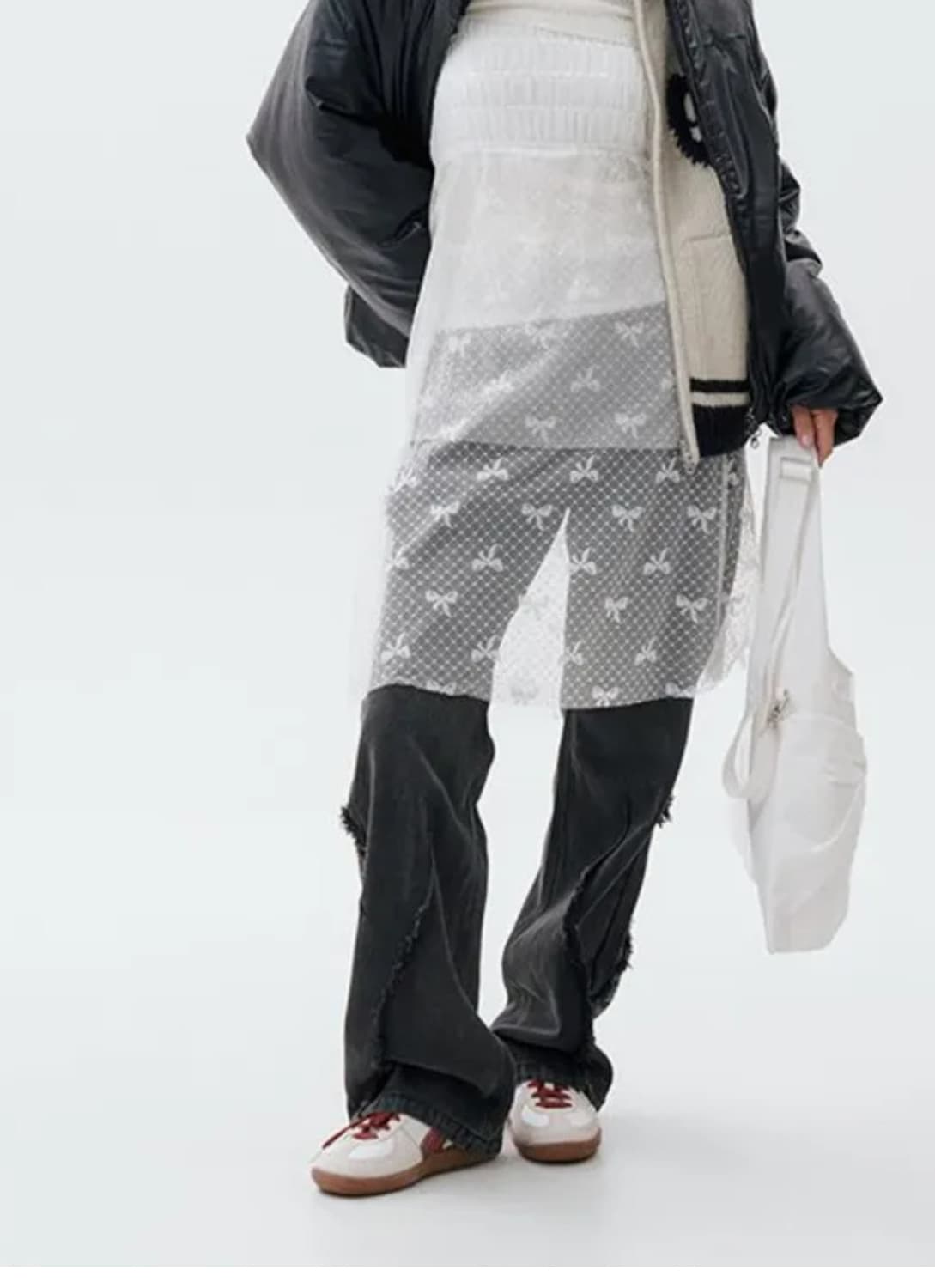 NOT4NERD 컷오프 데님 팬츠 상품이미지9