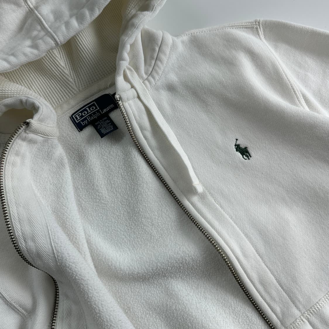 Polo 폴로 랄프로렌 00‘s 화이트 써멀 후드자켓 상품이미지3