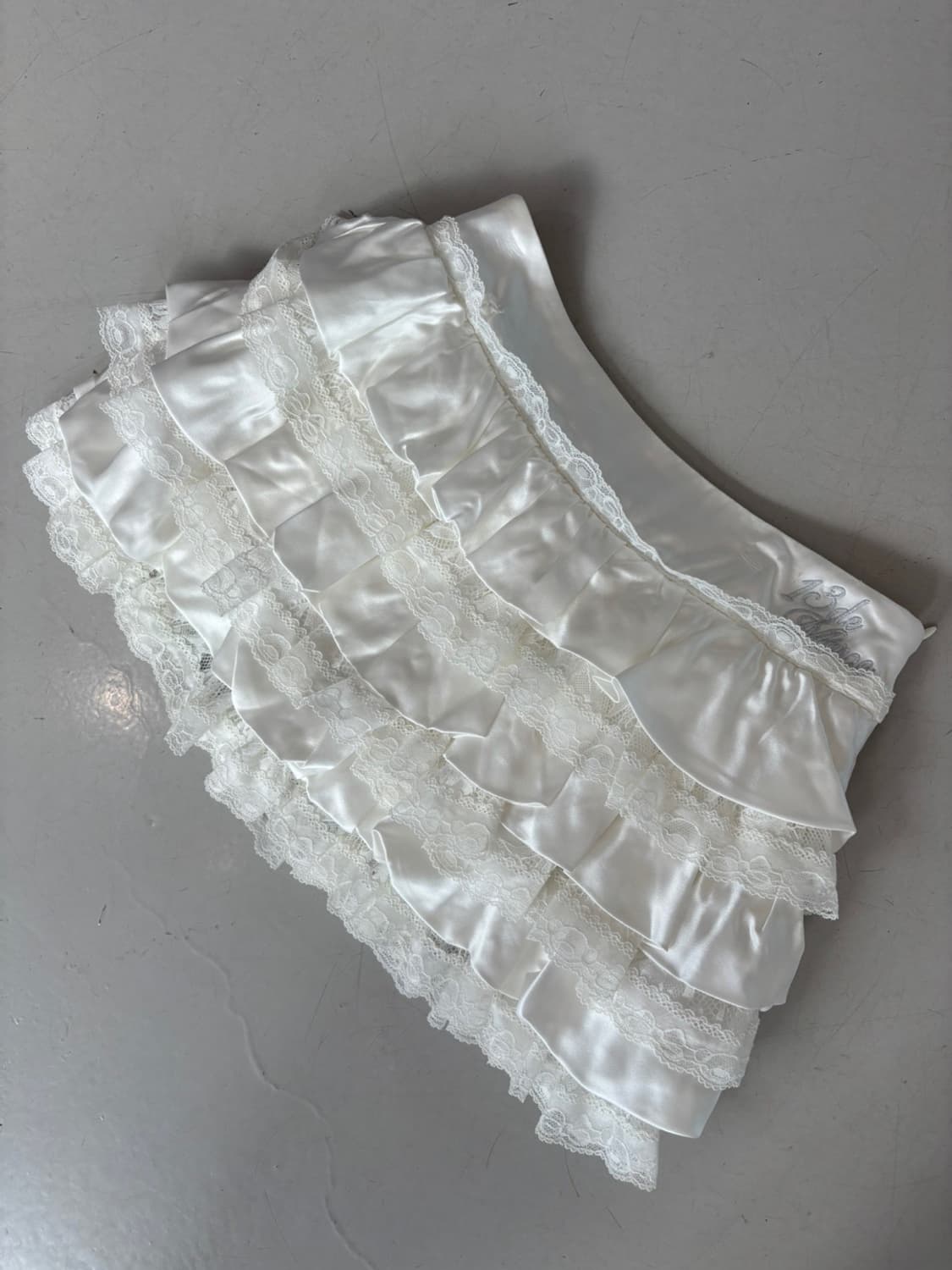 (New) 13deMarzo Tiered Lace Ruffle Skirt 상품이미지3