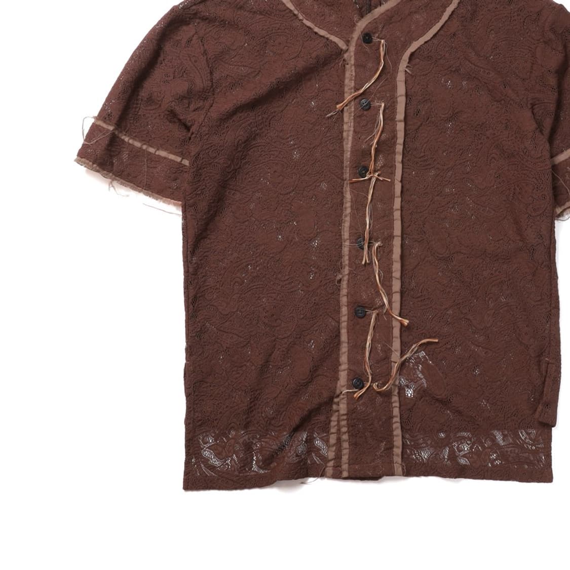 마이너스 Minous Frill Detailed Non Collar  상품이미지3