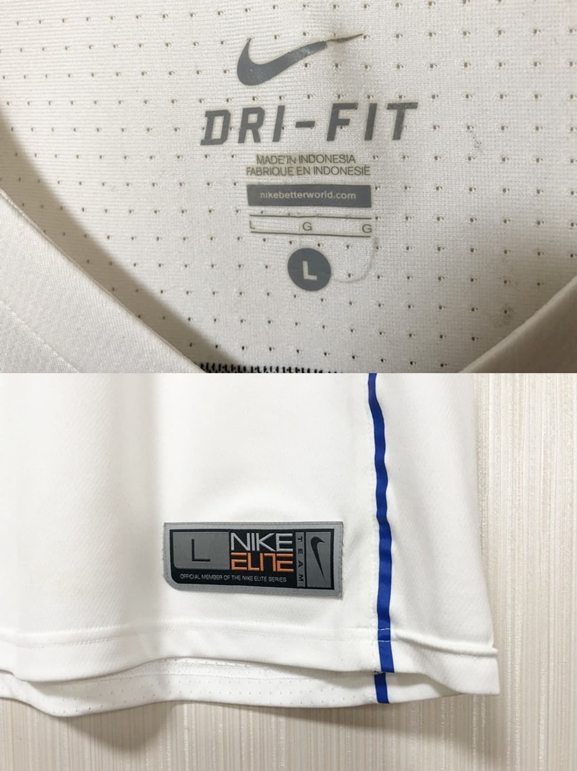 NCAA 나이키 듀크대학교 농구유니폼/져지 L #0 제이슨 테이텀 상품이미지4