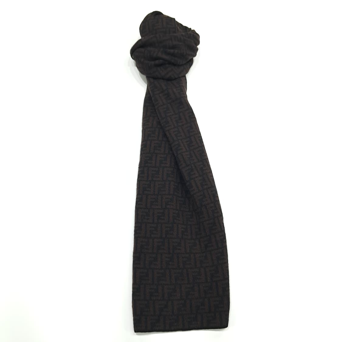 MX310 펜디 FF 패턴 브라운 울 목도리 머플러 상품이미지4