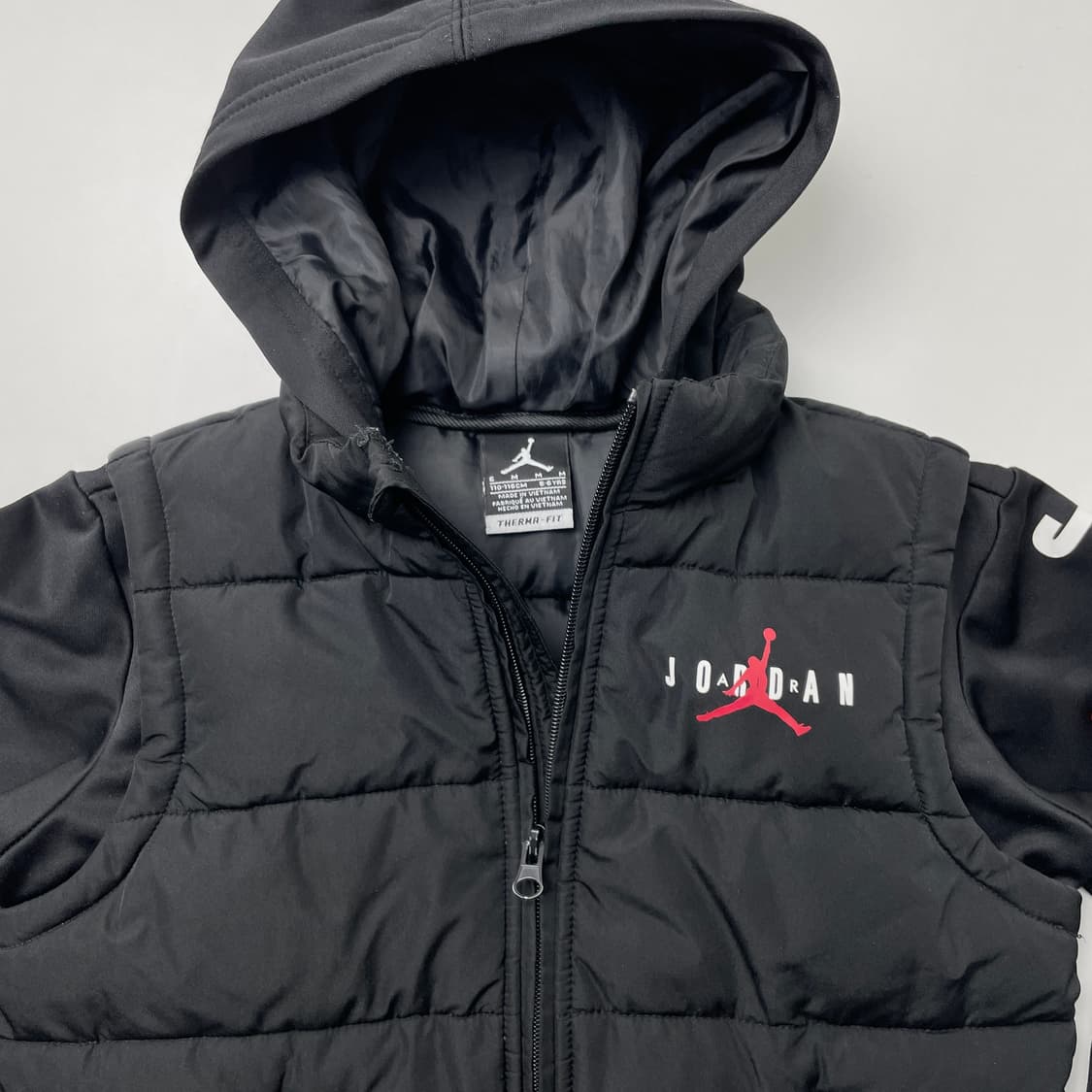 [택포] 조던 키즈 보이즈 패딩 후드 점퍼 베스트 상품이미지4