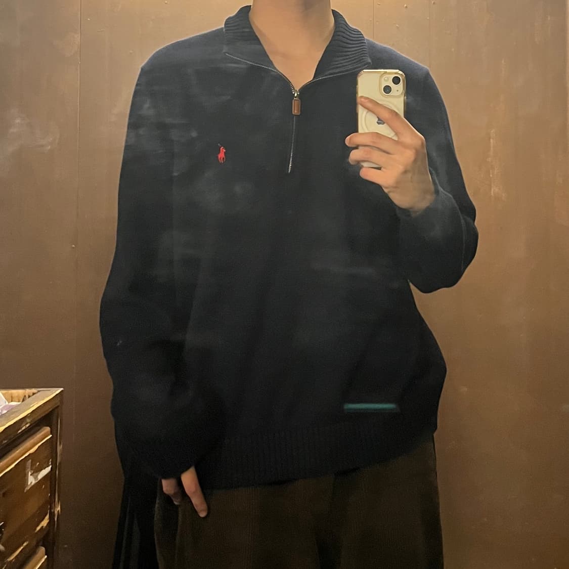 POLO RALPH LAUREN Half zipup sweater xxl 상품이미지6