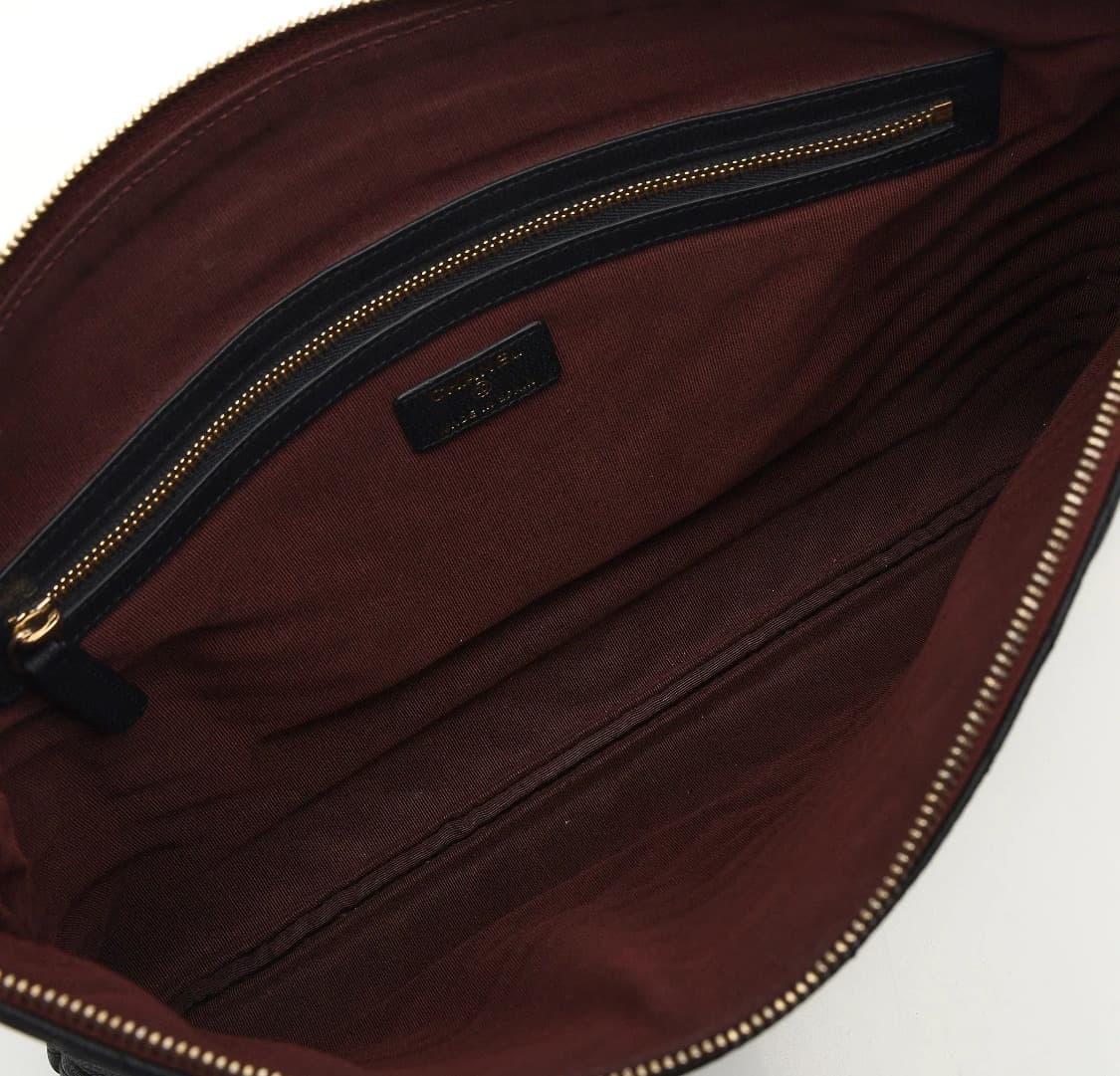 [S급] 샤넬 캐비어 쉐브론 클러치 라지 판매합니다!!! 상품이미지3