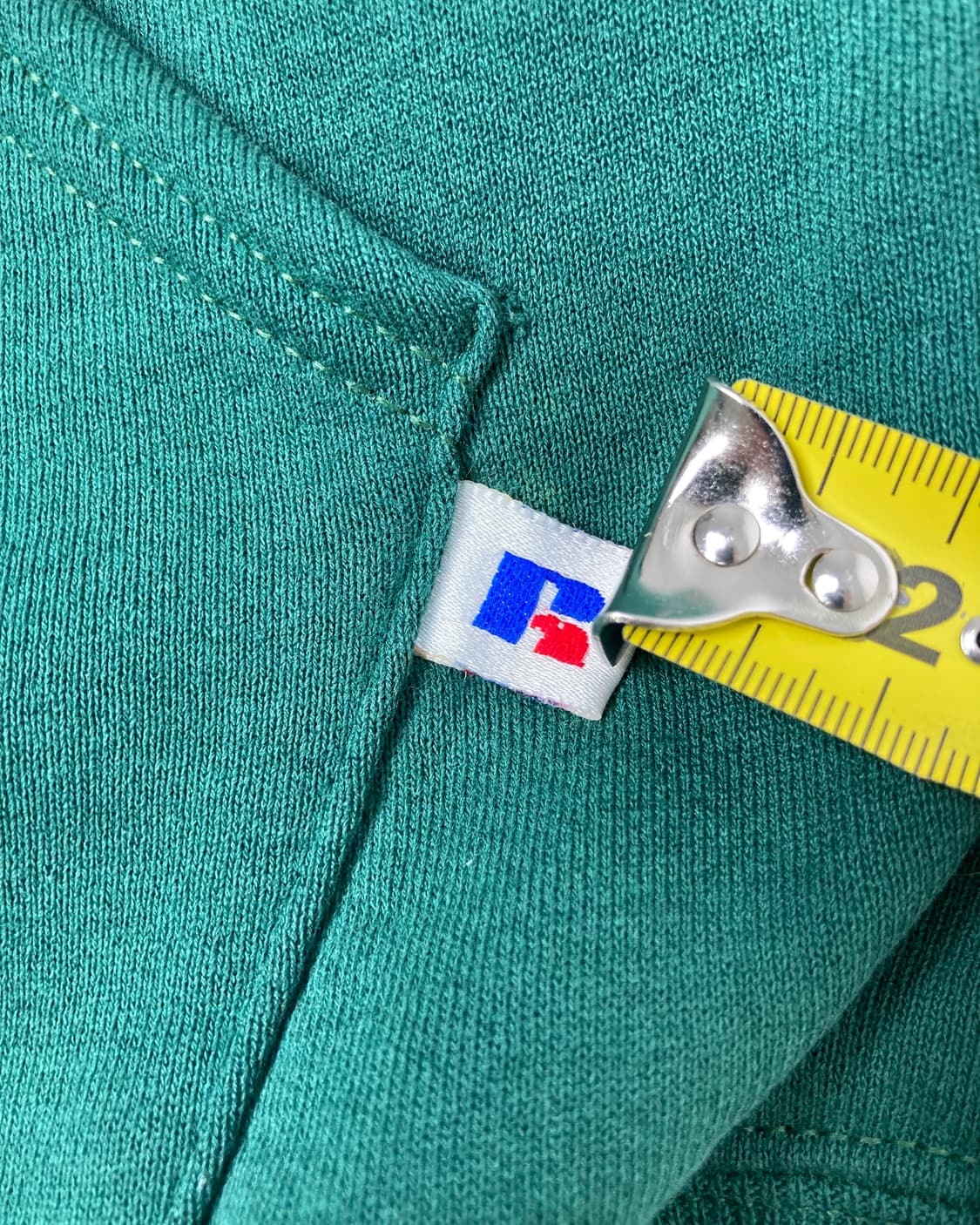 90s Russell Zip Up Hoodie (green) 상품이미지5