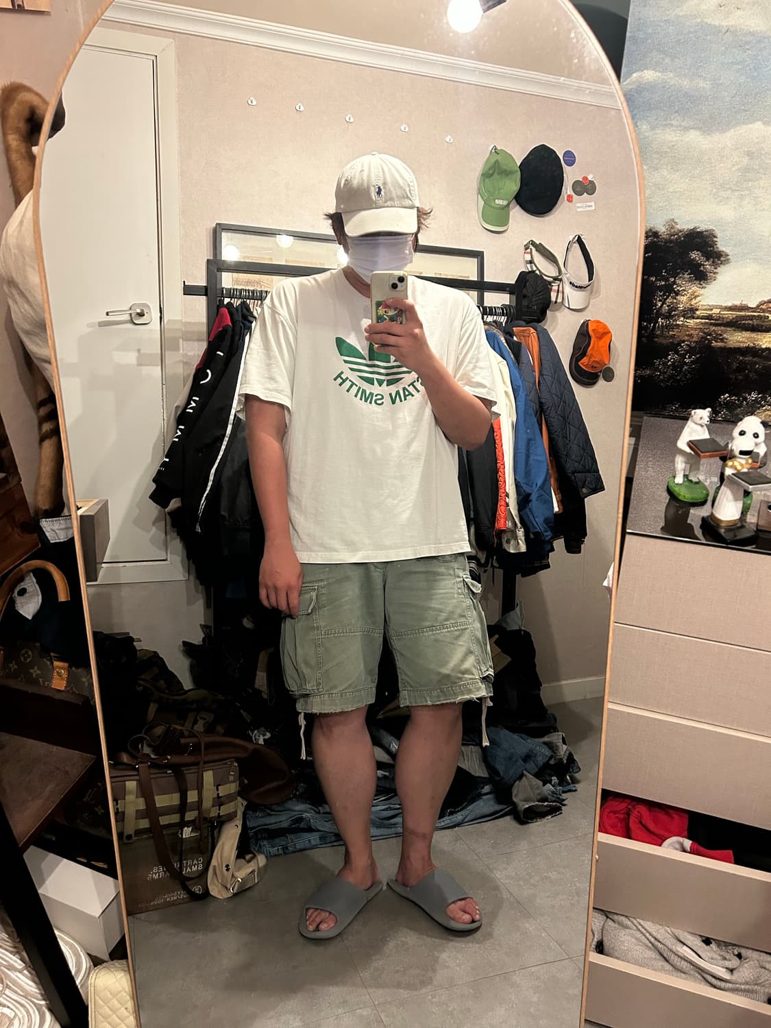 00s 아베크롬비 피치 올리브그린 헤비캔버스 빈티지 카고 워크 팬츠  3 상품이미지1