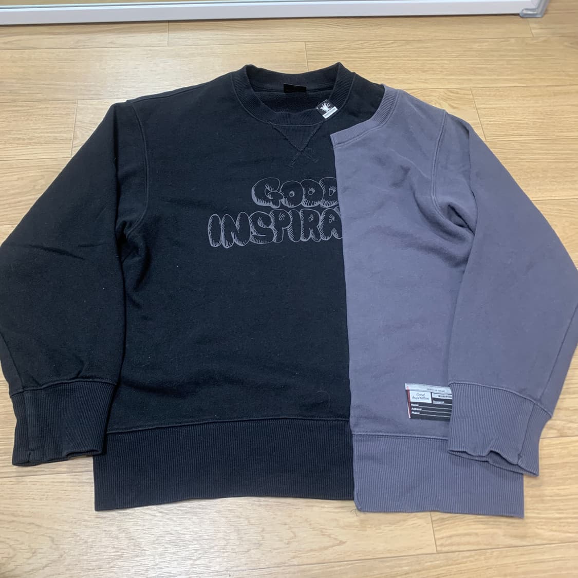 S-95) 미하라 야스히로 x gu 맨투맨 상품이미지1