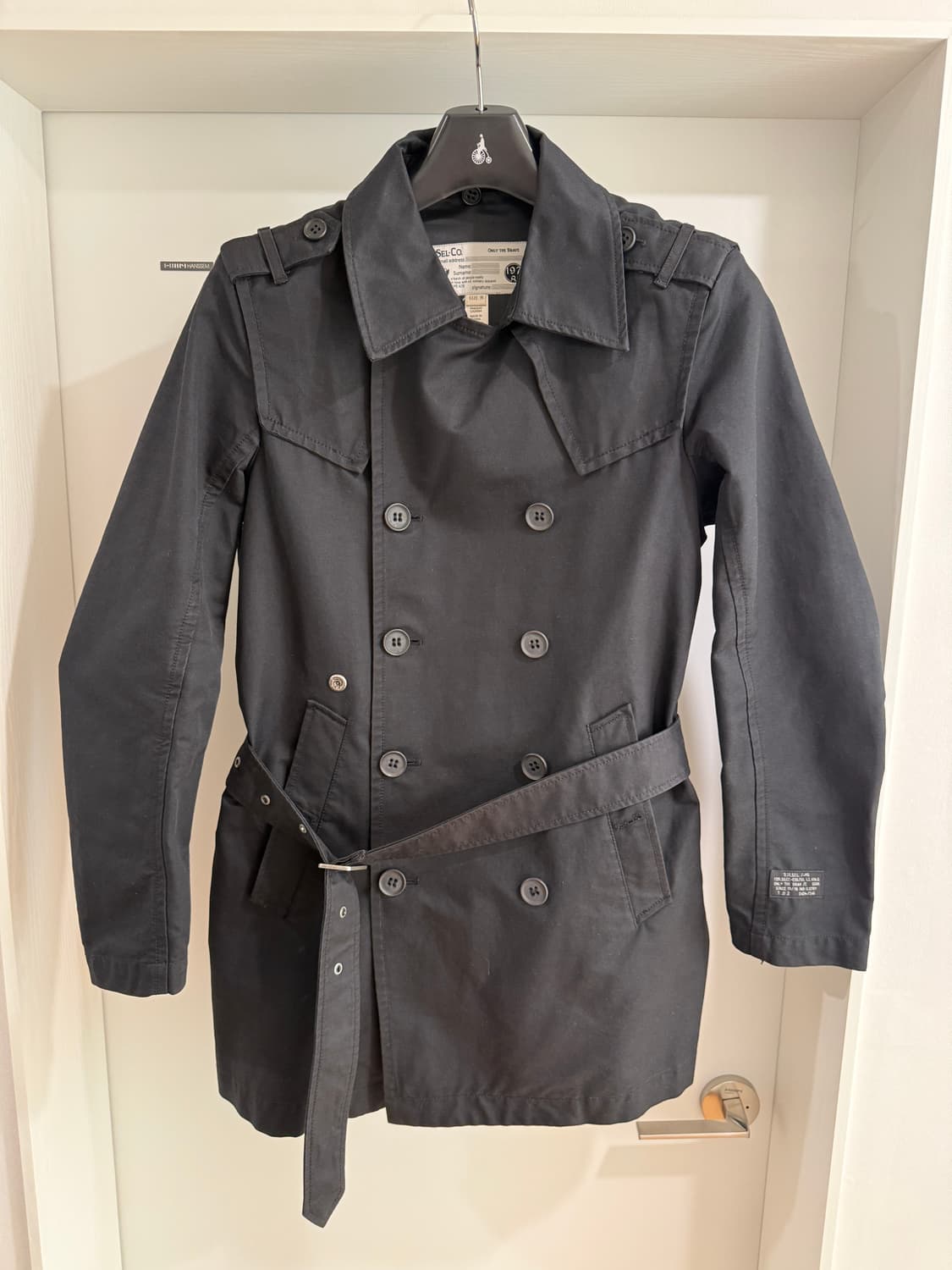 디젤(DIESEL) 아카이브 밀리터리 트렌치코트 M 상품이미지4