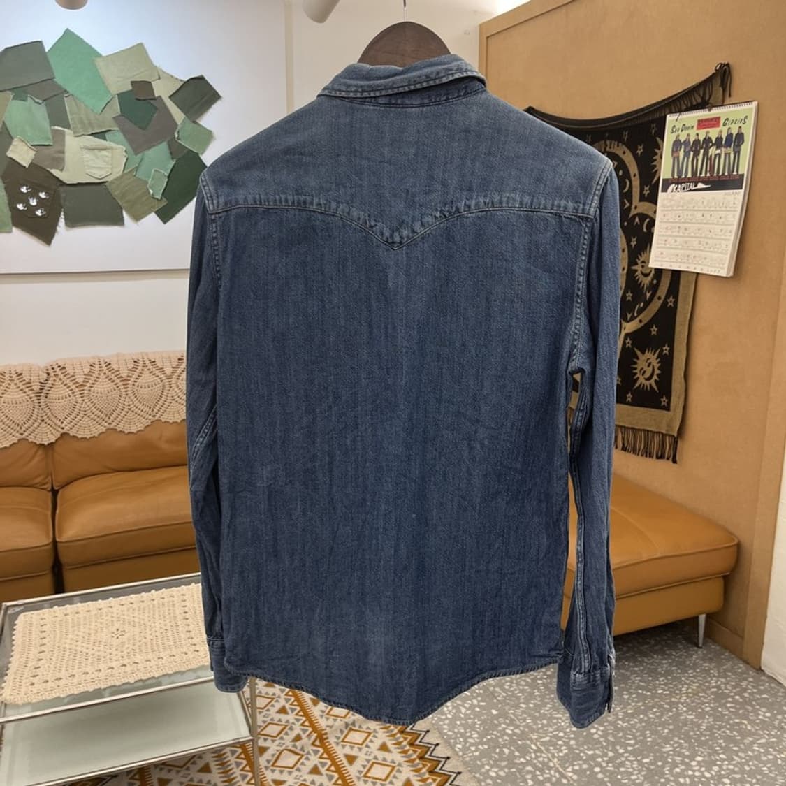 리바이스 빈티지 컨트리 캐주얼 슬림핏 데님셔츠 S C10979 상품이미지4