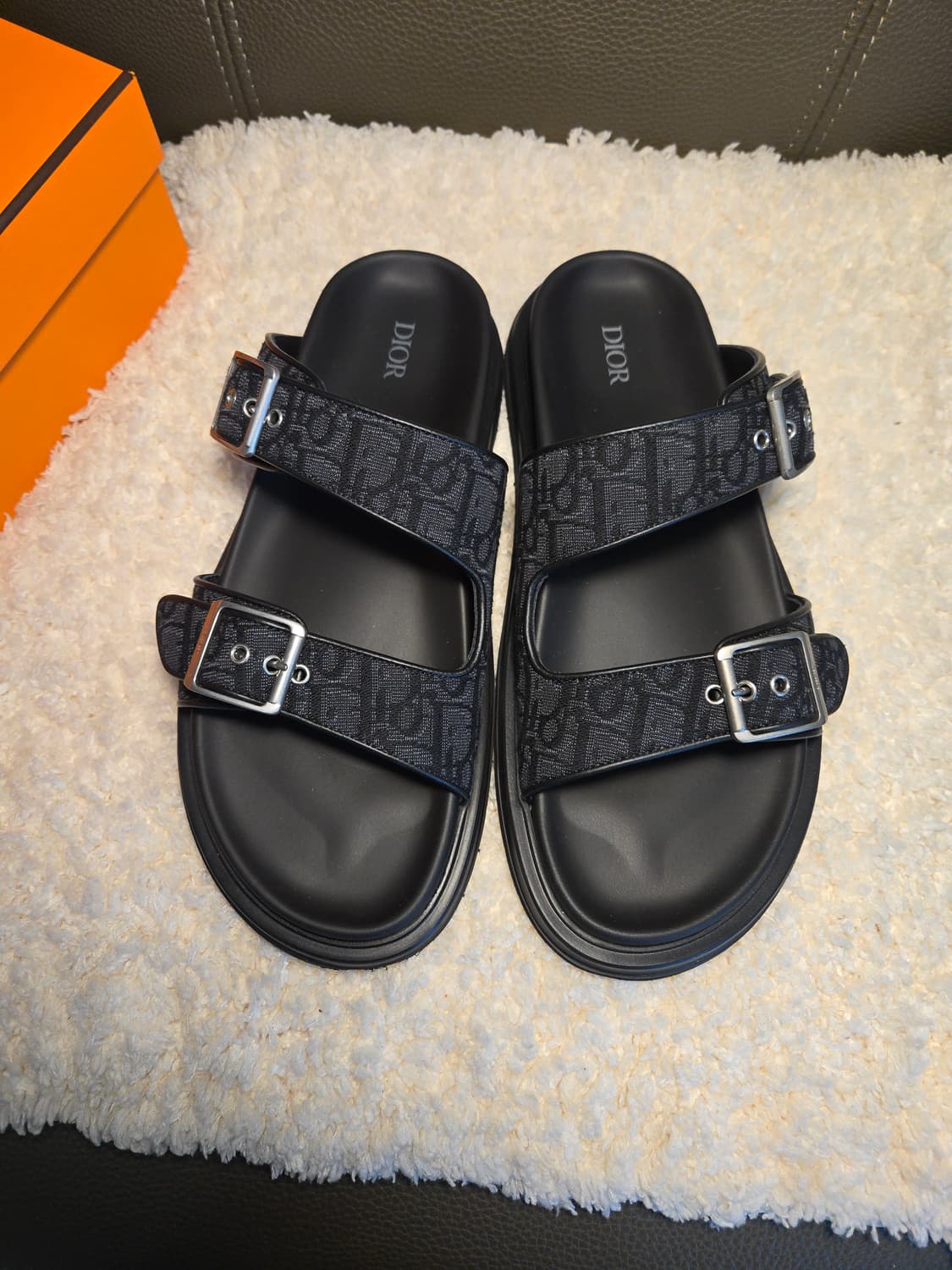 디올 DIOR 오블리크 아쿠아 샌들 블랙 43 (265~270) 상품이미지1