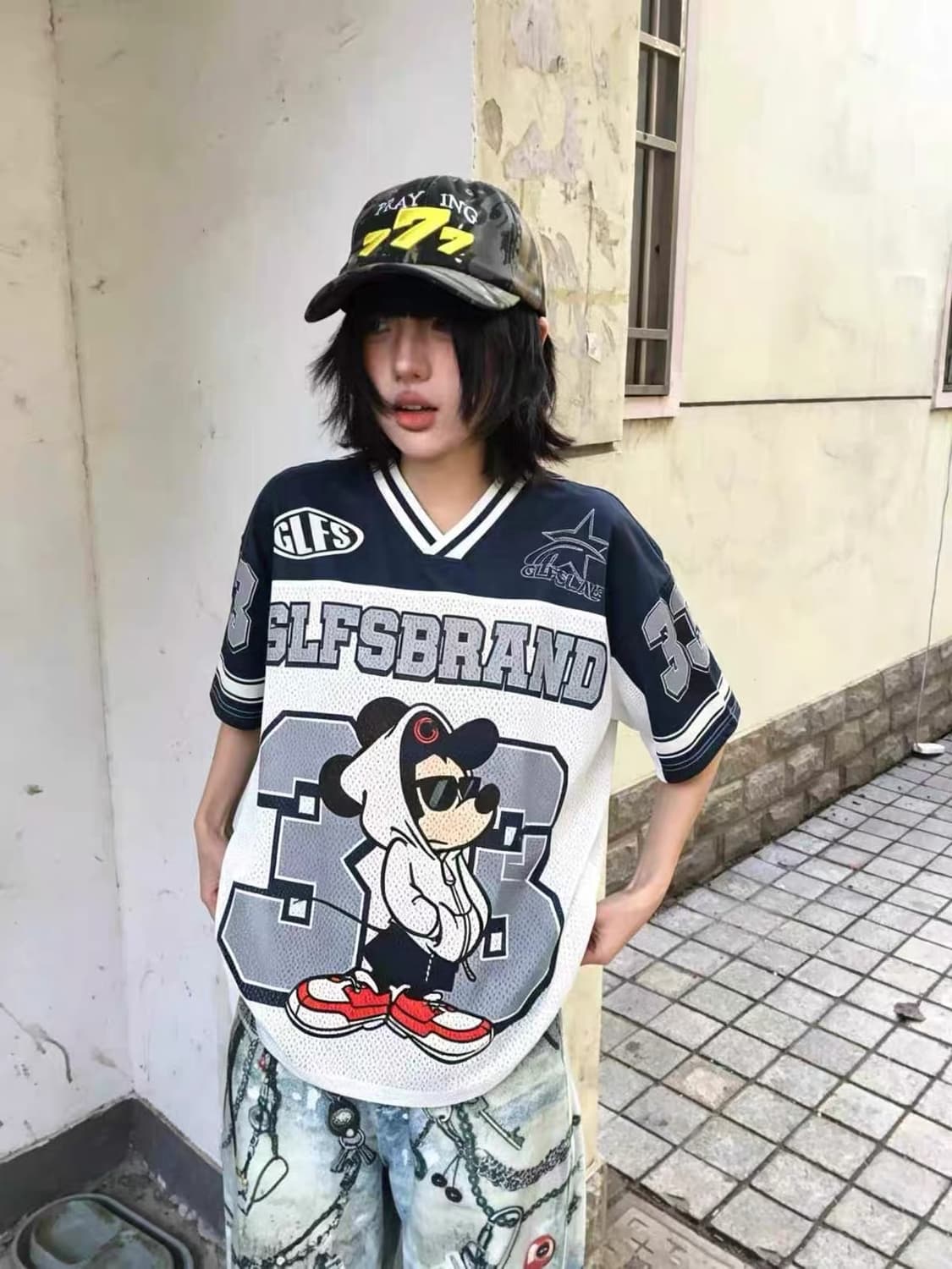 GLFS 미키 풋볼 져지 상품이미지1