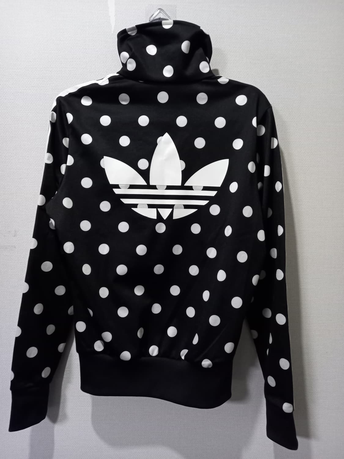 아디다스 파이어버드 블랙 도트 땡땡이 여자 트랙탑 저지 져지집업 85 상품이미지3