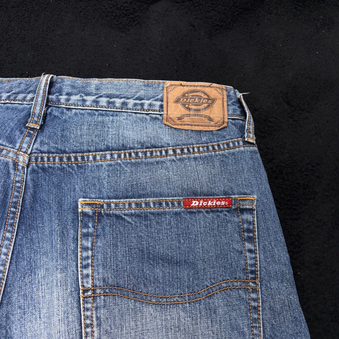 34 디키즈 중청 워싱 데님 반바지 상품이미지3
