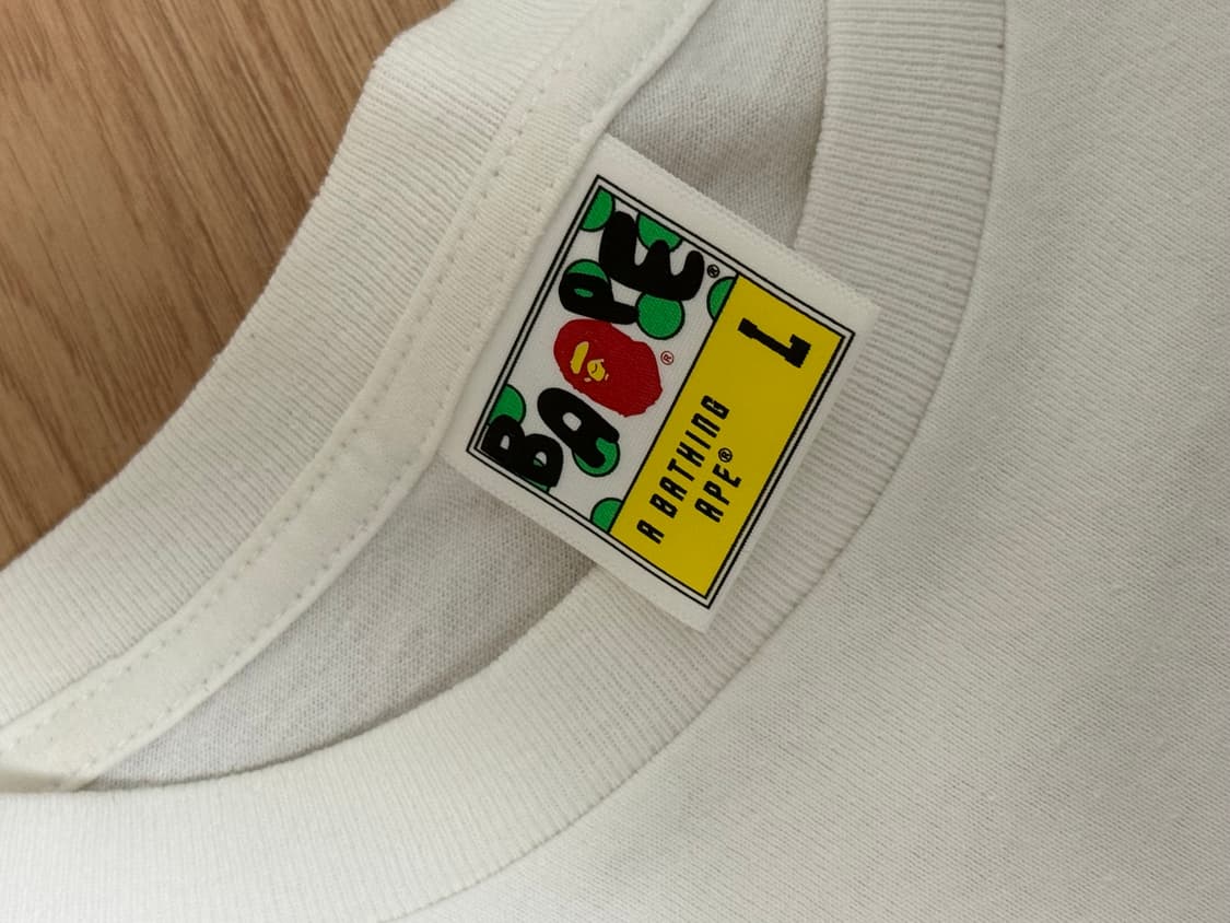 Bape 베이프 반팔 티셔츠 화이트 상품이미지2
