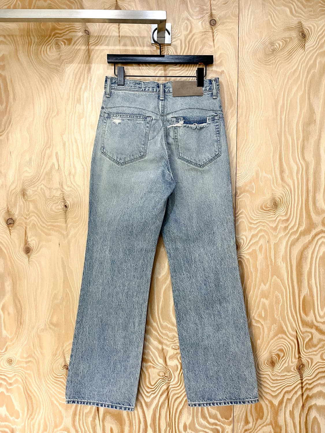 쿠로 백 스티치 데님 팬츠 상품이미지4