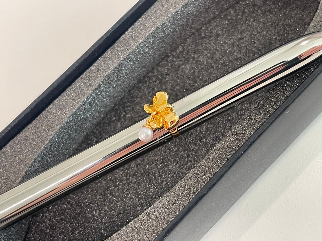 미키모토 펄 진주 리본 장식 볼펜 MIKIMOTO 상품이미지4