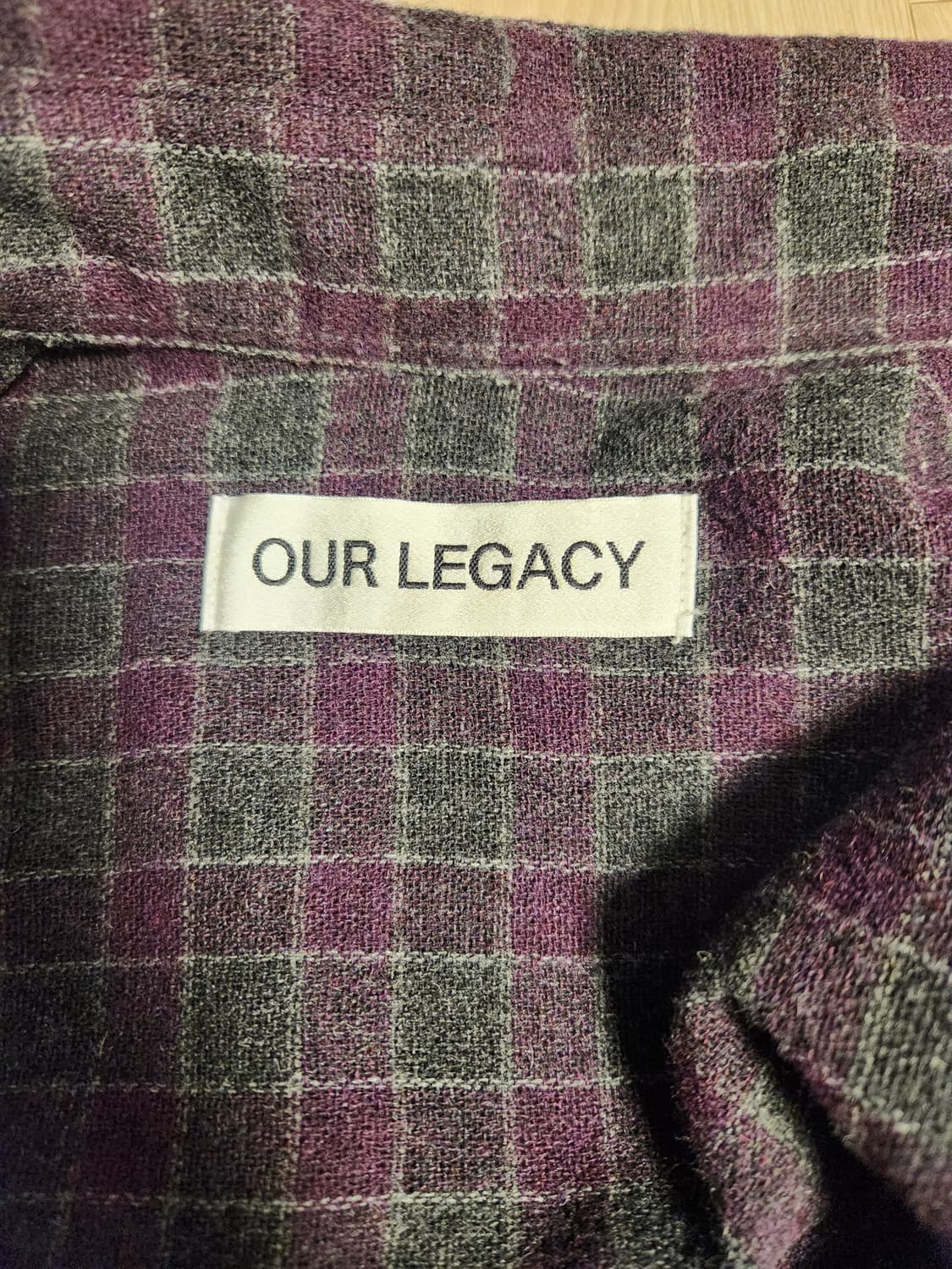 아워레가시 bd셔츠 소모포어 체크 46 상품이미지3