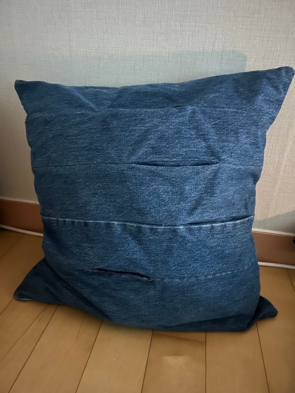 Bless 빈티지 데님 슬릿 쿠션 상품이미지2