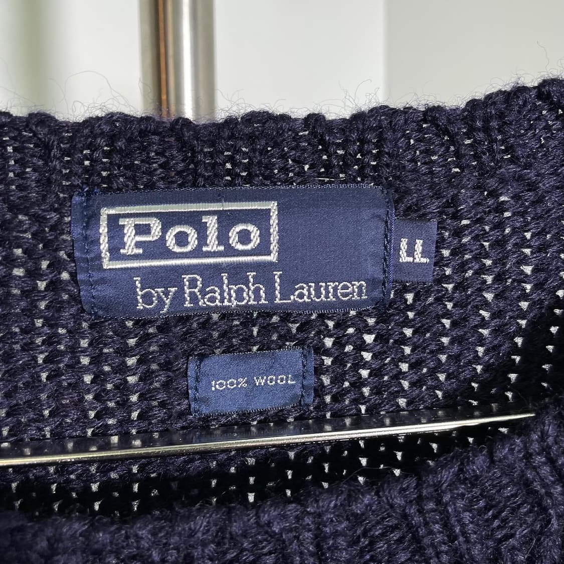 폴로 포니로고 100% 헤비 울 라운드 니트 상품이미지4