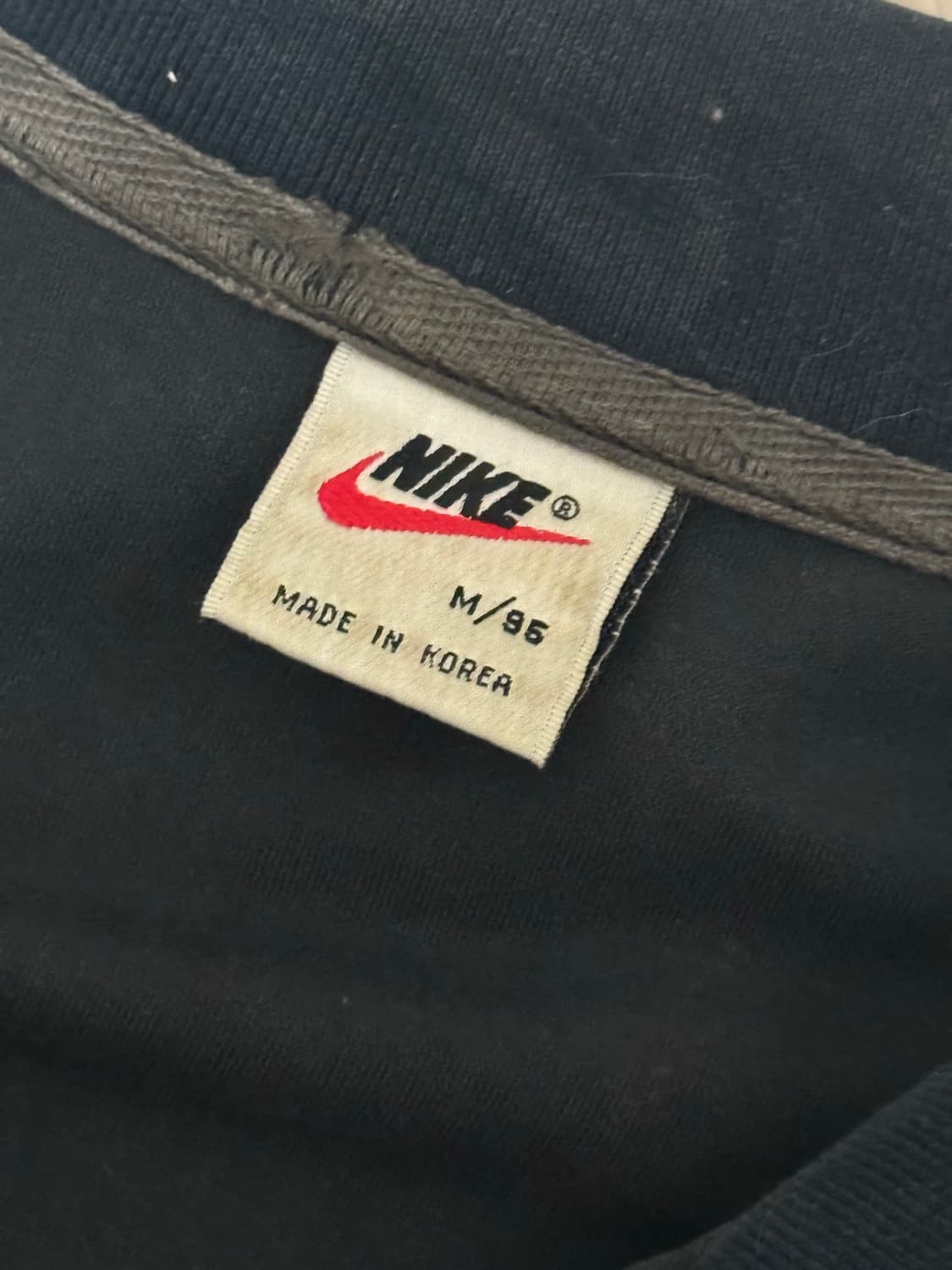 90년도 나이키 올드스쿨 스웻 라인 디테일 자켓 상품이미지5