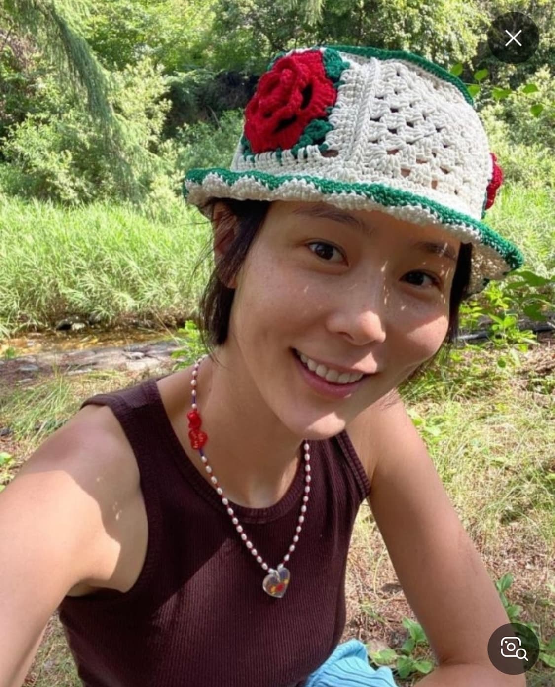 김나영 빅 허그 클럽 black wildflower 하트펜던트 목걸이 상품이미지2