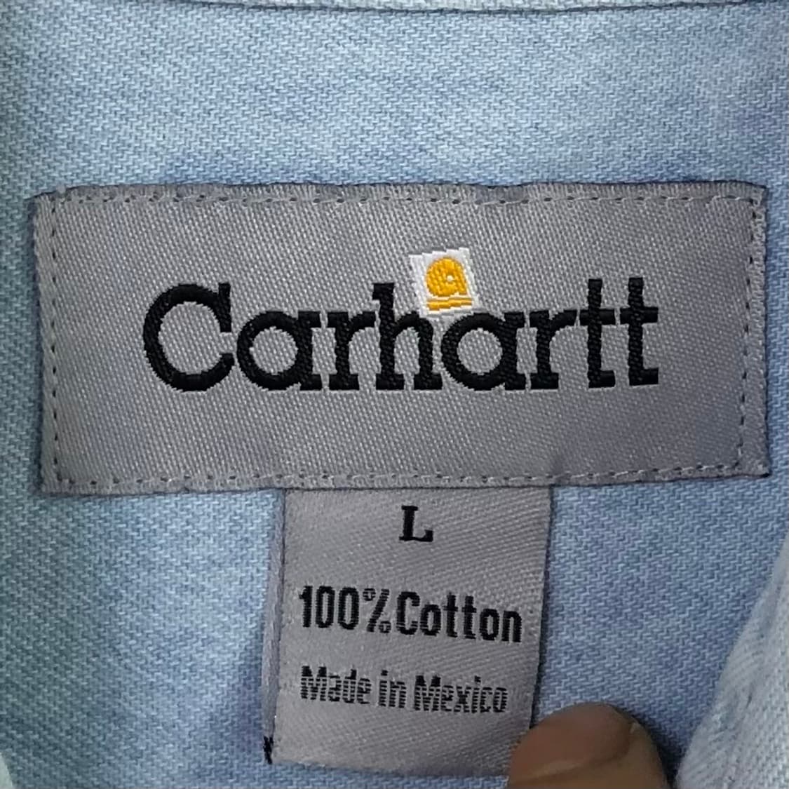XL 칼하트 데님 셔츠 상품이미지3