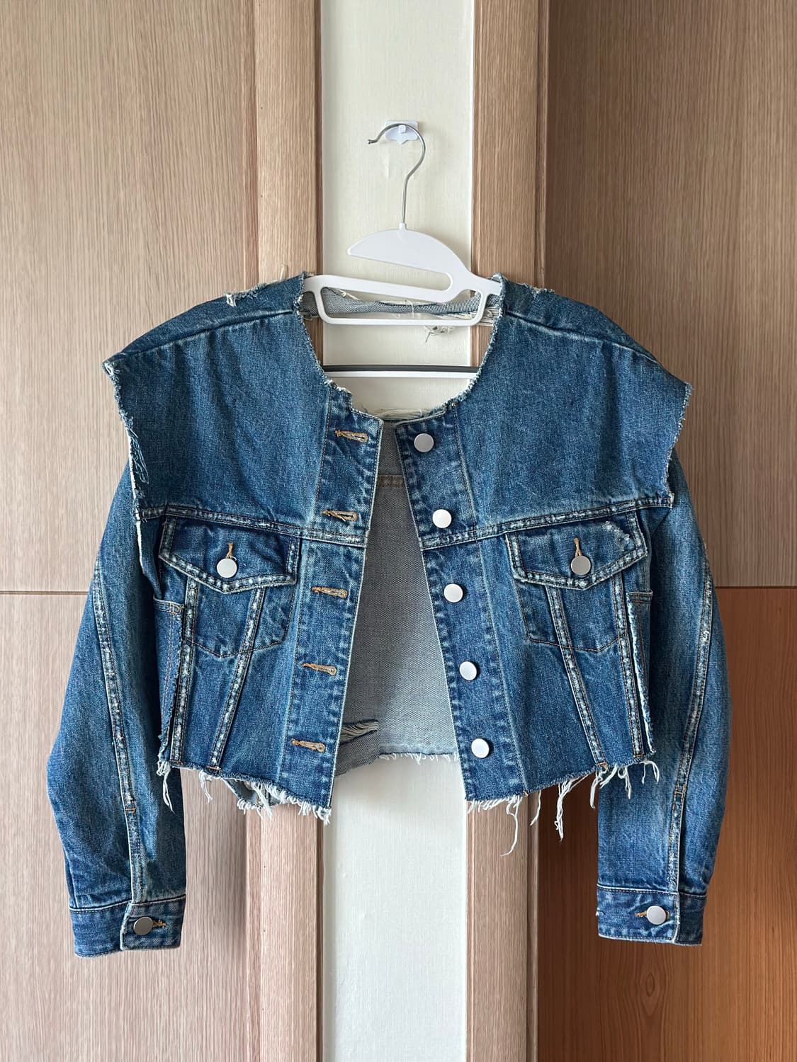 perverze 퍼버즈 소매 탈부착 데님자켓 상품이미지2