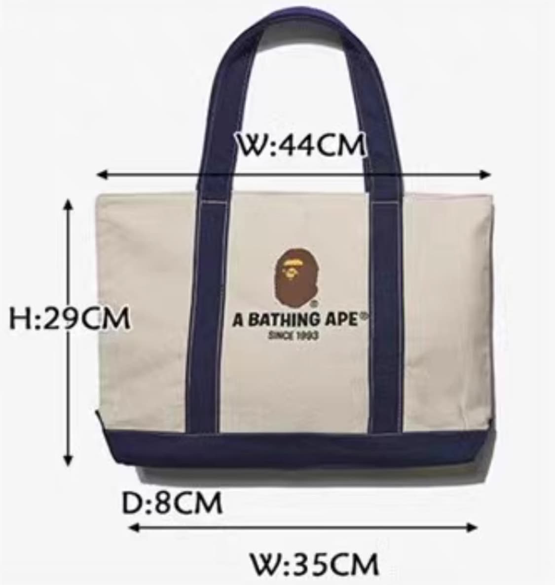 베이프 잡지부록 오리지날 캔버스 백 상품이미지7