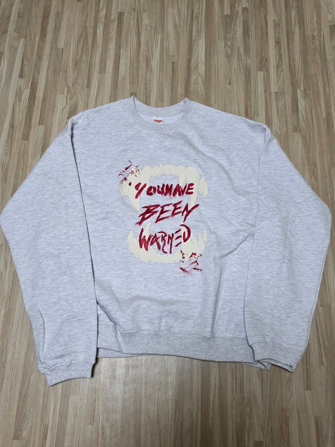 블랙아웃 스웻 셔츠 XL 상품이미지1