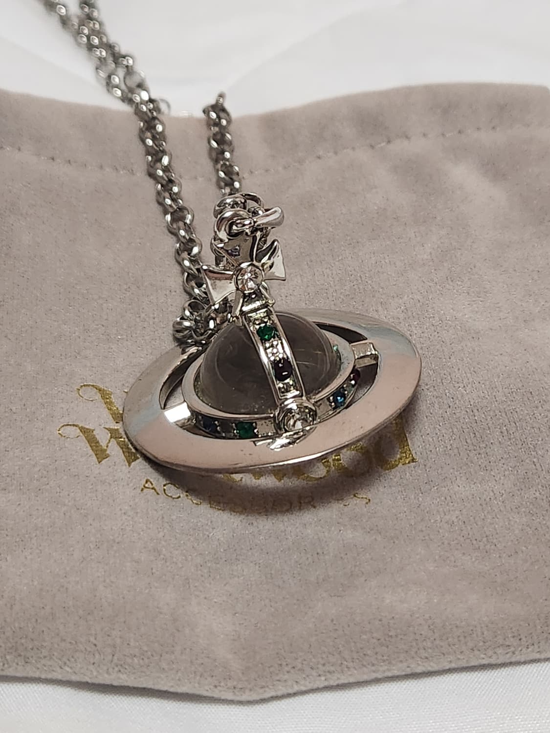 비비안웨스트우드 입체 빅orb 목걸이 상품이미지1