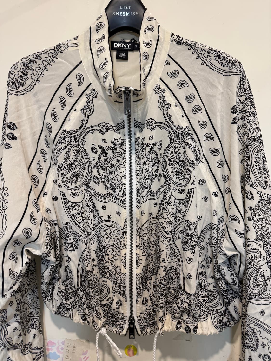 DKNY 반다나 크롭 실크 자켓 상품이미지6